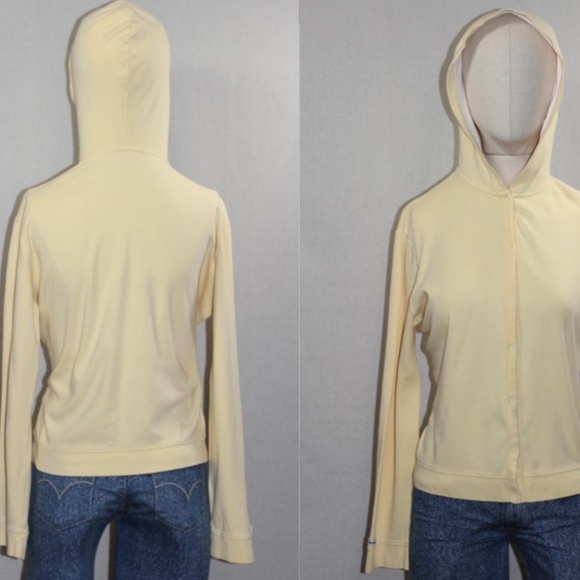 Abercrombie & Fitch Yellow Cotton Jacket - Picture 12 of 13